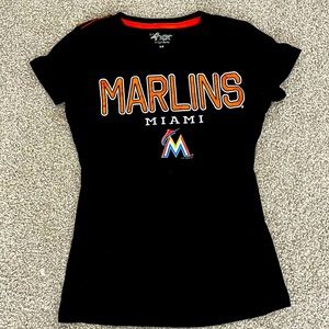 Women’s Miami, Marlins T-shirt, extra small